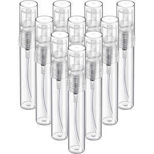 Flacon pulvérisateur en verre vide de 2 ml, petit flacon de parfum rechargeable, mini échantillons de parfum, vente en gros de 100 pièces, impression sur écran - Product Image 1