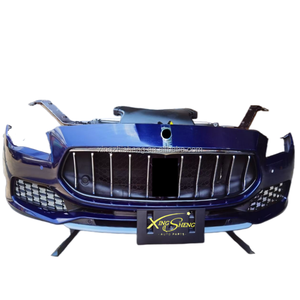 Pour Maserati <span class=keywords><strong>Ghibli</strong></span> Kit utilisé radiateur de phare en plastique cadre de pare-chocs avant et arrière capot de garde-boue - Product Image 2