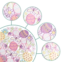 OWENIE – chemin de table brodé de pâques, drapeau de fête, décoration de mariage, de maison, nappe, tapis de table