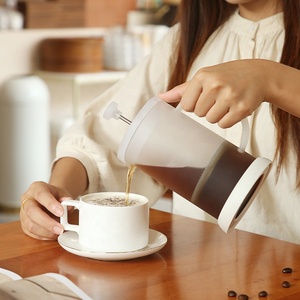 Olla multiusos multicolor de 350ml para hacer café y espuma de <span class=keywords><strong>leche</strong></span>, té de flores, <span class=keywords><strong>Prensa</strong></span> <span class=keywords><strong>Francesa</strong></span> - Product Image 6