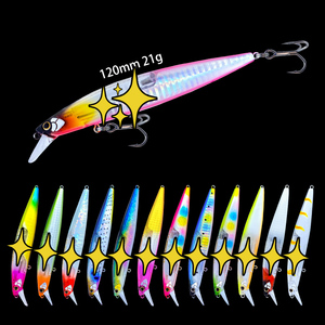 Honoreal Esca Artificiale Galleggiante <span class=keywords><strong>da</strong></span> <span class=keywords><strong>Pesca</strong></span> 120mm 21g, Minnow Rigido, Jerkbait per Acque Oceaniche, Prodotto in Cina OEM - Product Image 1