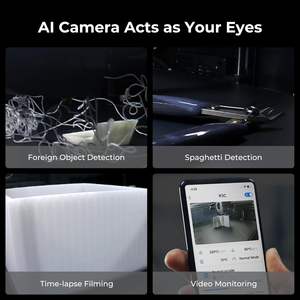 Impresora 3D K1C 220x220x250mm FDM con Nivelación Automática, Cámara IA, Modo Silencioso, Plataforma Caliente de Vidrio Templado, Filamento PLA y Resina - Product Image 5