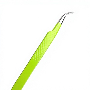 Pinzas para Pestañas con Punta Suave de Acero Inoxidable para Extensiones de Pestañas, Herramienta Profesional para Extensiones de Pestañas 832 - Product Image 3