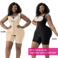 Faja Colombiana para Mujer, Faja Moldeadora de Cuerpo, Pantalones Cortos de Alta Compresión, Prendas Moldeadoras de Liposucción Bbl