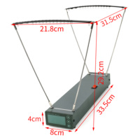 Instrument de mesure de vitesse professionnel en alliage d'aluminium pour lance-pierre et arc composé/récurvé