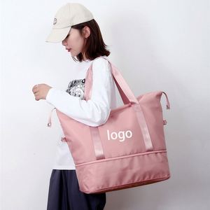 Sac de sport imperméable grande capacité avec logo personnalisé, sac de rangement pour le fitness, sac de voyage pliable pour femmes - Product Image 6