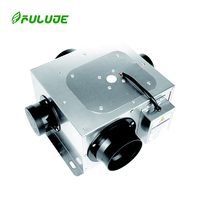 FULUFDE Ventilateur de conduit de boîte ultra-mince Ventilateur de conduit de ventilation bidirectionnelle