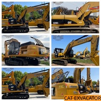 Oferta Especial: Excavadora CAT 323D Usada, Modelos 320D, 320D2, 323D2L, 325D, Lista para Proyectos de Manipulación de Materiales y Excavación de Roca en el Extranjero