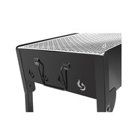 Barbecue portable pliable en fer de luxe moderne pour l'extérieur, mini barbecue au charbon de bois pour le camping, prix de gros
