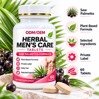 Comprimés de nutrition pour la prostate pour hommes OEM ODM, formule à base de palmier nain, complément alimentaire, fabricant en marque blanche, vente en gros B2B