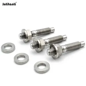 Tuỳ Chỉnh Gr.5 Titanium Exhaust Manifold Stud Kit Với Vòng Đệm Cho Động Cơ Tự Động