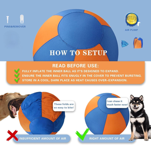 Custom Factory OEM <strong>Herding</strong> Ball for Dogs Durable Waterproof Dog <strong>Herding</strong> Ball Outdoor Large Interactive Dog Play Ball - Product Image 5