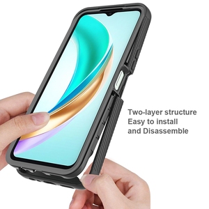 Funda de Teléfono de TPU Suave Transparente y Parte Trasera de PC Duro a Prueba de Golpes de Cobertura Total para Huawei <span class=keywords><strong>Honor</strong></span> X6B X6 <span class=keywords><strong>X8</strong></span> X8A X9 X7 X7A Y9A Y9S - Product Image 2
