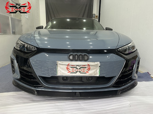 Labbro Anteriore in Fibra di Carbonio PU, Perfettamente Adattabile, Stile FD per <span class=keywords><strong>Audi</strong></span> E-<span class=keywords><strong>Tron</strong></span> <span class=keywords><strong>GT</strong></span>, Kit Carrozzeria per Paraurti Anteriore - Product Image 2