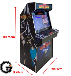 เครื่องเกมต่อสู้แบบอาร์เคดคลาสสิก จอ LCD 32 นิ้ว เครื่องเกม <span class=keywords><strong>Mortal</strong></span> <span class=keywords><strong>Kombat</strong></span> II ตู้เกมอาร์เคด 2 ผู้เล่น - Product Image 4