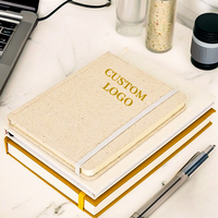 Carnet de notes, agenda, journal de prière avec logo estampé à chaud, impression personnalisée, couverture rigide ou souple en cuir PU, lin ou coton