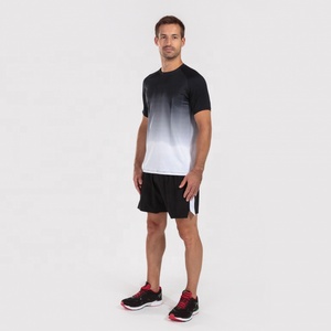 Trajes de pista para correr para hombre Camisetas y pantalones cortos de cuello redondo con estampado personalizado de manga corta Precio al por mayor Característica de maternidad - Product Image 1