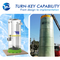 Station de pompage submersible préfabriquée sur mesure Readycome fiable avec moteur pour un levage d'eau à haute efficacité et économie d'énergie