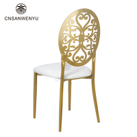 CNSANWENYU Location de chaises de mariage d'extérieur abordables, chaises en fer antirouille pour jardin, plage, événement, banquet, décoration de fête
