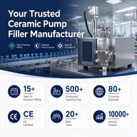 Machine de remplissage de liquides semi-automatique multifonctionnelle en acier inoxydable 304 avec contrôle numérique CE, pompe à engrenages pour eau, huile, jus
