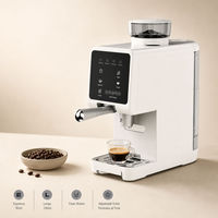 Machine à expresso semi-automatique avec moulin intégré, écran tactile programmable, pour la maison et l'hôtel