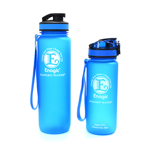 Bouteille d'eau de <span class=keywords><strong>sport</strong></span> en plastique sans BPA de 600ml 1000ml avec logo personnalisé - Product Image 2