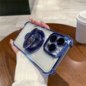 เคสโทรศัพท์ TPU พร้อมที่ยึดโทรศัพท์แม่เหล็กป้องกันการตกแบบหมุนได้ ดีไซน์สร้างสรรค์และสนุกสนาน สำหรับ iPhone 16 15 14 13 12 11 Pro Max - Product Image 3
