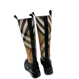 Bottes hautes pour femmes, originales, tendance et polyvalentes, à carreaux, de haute qualité, confortables, respirantes, nouvelles - Product Image 5