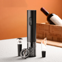Ouvre-vin électrique coffret cadeau tire-bouchon électrique automatique avec boîte cadeau noire
