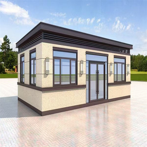 Parking <b>Equipment</b> <b>Security</b> Booth With Glass Windows For Property Management And Parking Fee Collection - Product Image 3