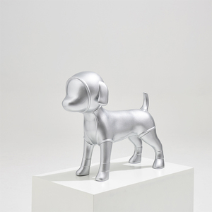 Mannequin chien en fibre de verre <span class=keywords><strong>taille</strong></span> S/M/L, modèle détachable mignon en combinaison spatiale pour présentation de produits pour animaux – Offre Spéciale - Product Image 5