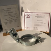 Collier de serrage robuste UTT20 en acier au carbone galvanisé, vente en gros d'usine pour conduites et tuyauteries d'irrigation, avec prix d'usine réduit