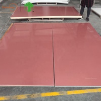 Panneau de mousse co-extrudé en PVC rigide à haute densité de couleur imperméable de 18mm pour les armoires de cuisine