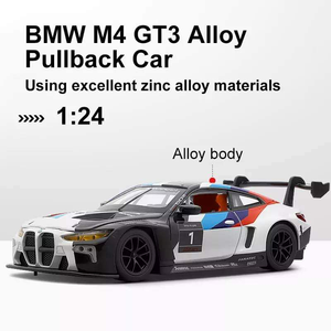 Modelo a Escala de Metal del BMW M4 GT3 Edición CCA Racing, 1:24, Altamente Detallado, Auto Deportivo Coleccionable - Product Image 3
