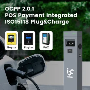 Iocharger Plug And Charge 2 Guns 44kw Type 1 Type 2 OCPP Ev Charger Manufacturer Ev Electric Car Charging Station Commercial