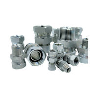1/4 "3/8" 1/2 "femelle JIC 37 degrés écrou pivotant Union raccord réutilisable raccord monobloc