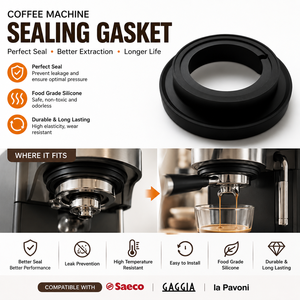 Joint d'étanchéité en caoutchouc silicone EPDM de qualité alimentaire personnalisé pour <span class=keywords><strong>machine</strong></span> à café, compatible avec les machines à expresso Saeco, Gaggia, La <span class=keywords><strong>Pavoni</strong></span> - Product Image 2