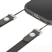 COTECi Personnalisé en Gros Meilleures Ventes Sangle Magnétique de Cou et Bandoulière Corde Orange pour Coques d'iPhone 16 17 Pro Max