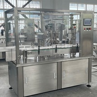 Ligne de remplissage automatique de flacons compte-gouttes d'huiles essentielles électriques de haute précision pour flacons en plastique/verre