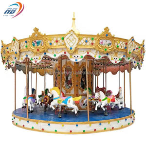 Manèges à cheval Carrousel Balançoire à thème animal Parc de carnaval Autres produits d'équipement d'amusement Carrousel pour enfants - Product Image 4