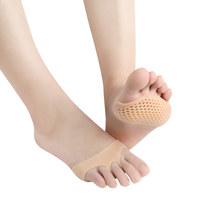Nid d'abeille silicone gel orteil balle pied soulagement de la douleur semelle avant-pied coussin métatarsien
