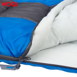 Saco de dormir Woqi Mummy para 3 estaciones, de nailon, resistente al viento, para adultos, color azul cielo, personalizable - Product Image 1