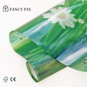 Fancyfix printemps fleur prairie intimité fenêtre s'accroche statique s'accrochent 45x200cm Film de <span class=keywords><strong>verre</strong></span> <span class=keywords><strong>d</strong></span>écoratif - Product Image 2