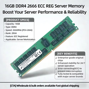 MTA36ASF2G72PZ-2G6 16GB <span class=keywords><strong>DDR4</strong></span> 2666MHz ECC Server <span class=keywords><strong>SDRAM</strong></span> 2RX4 PC4-21300P V en Stock - Product Image 2