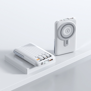 Chargeur sans fil avec câble intégré et affichage LED Power Bank - Product Image 2