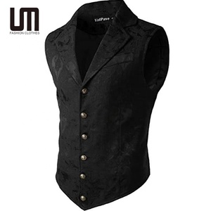 Liu Ming hommes décontracté formel gilets 2025 Vintage mode tendances respirant <span class=keywords><strong>sans</strong></span> manches col en v gilet <span class=keywords><strong>Blazer</strong></span> pour l'automne porter - Product Image 1