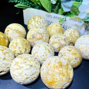 Bán buôn tự nhiên Reiki tinh thể Spheres đánh bóng mã não geode Sphere cho phong thủy trang trí - Product Image 2