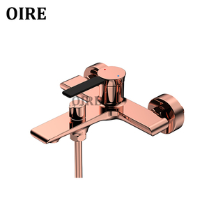 Fábrica de China Diseño moderno Mango de zinc Cabezal de <span class=keywords><strong>ducha</strong></span> de latón Agua fría caliente Baño Fregadero Mezclador Lluvia Pulido Grifo de la bañera Mezclador - Product Image 3