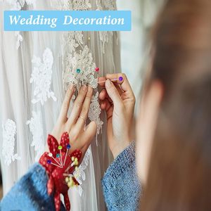 Nhiều Màu Nhựa Ngọc Trai Đầu May Pins Cho Tự Làm May Vá Bóng Đầu Cho Quilting Treo Hộp Cho Hàng Thủ Công Trang Sức Trang Trí - Product Image 6