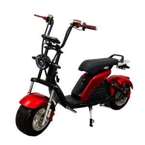 Nueva Versión de Scooter Eléctrico Estilo Brasileño con Llantas Gruesas de 10 Pulgadas, 1000W, Distancia Entre Ejes de 130cm, Citycoco 60V20A, Motocicleta Eléctrica - Product Image 1